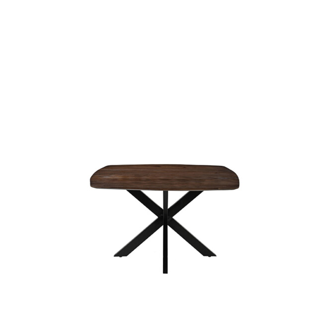 Label51 Eetkamertafel blake espresso mangohout 130x130 cm 3172571 large