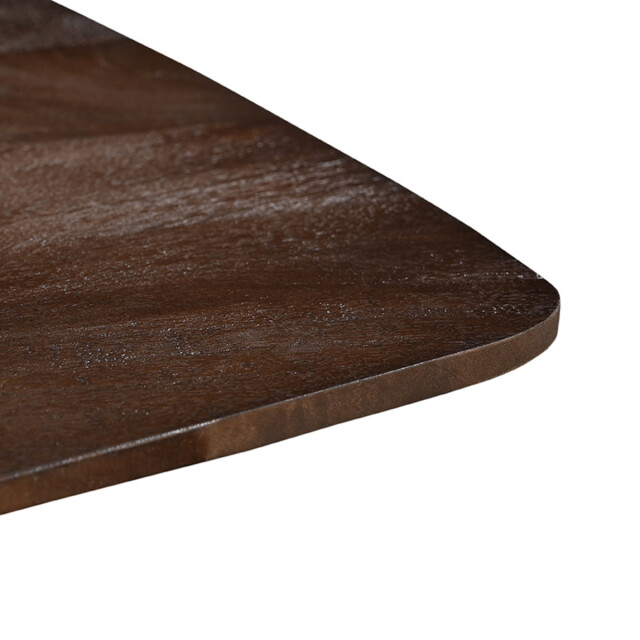 Label51 Eetkamertafel blake espresso mangohout 130x130 cm 3172571 large