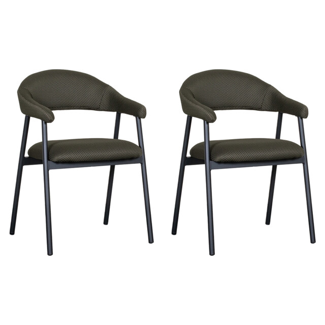 Label51 Eetkamerstoel amaze hunter breathe set van 2 3172611 large