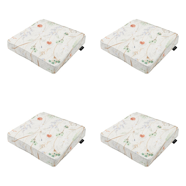 Madison zitkussen donna natural canvas eco+ ca. 40x40 cm set van 4 3083451 large