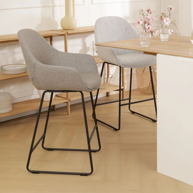 Nolon Nino-mae barkruk warm zwart onderstel 65 cm 2901559 large