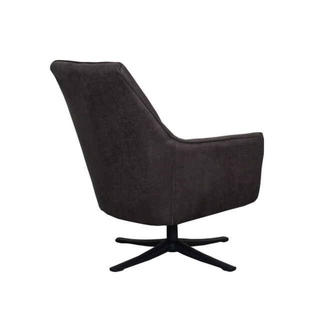 Label51 Fauteuil tod antraciet micro suede 3172590 large