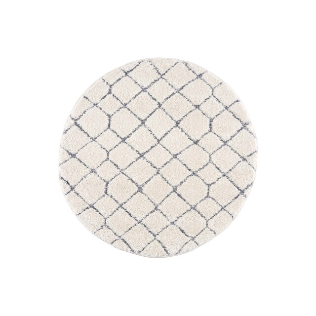 Muratap Vloerkleed focus madrid rond hoogpolig fluffy scandinavisch - 3172407 large