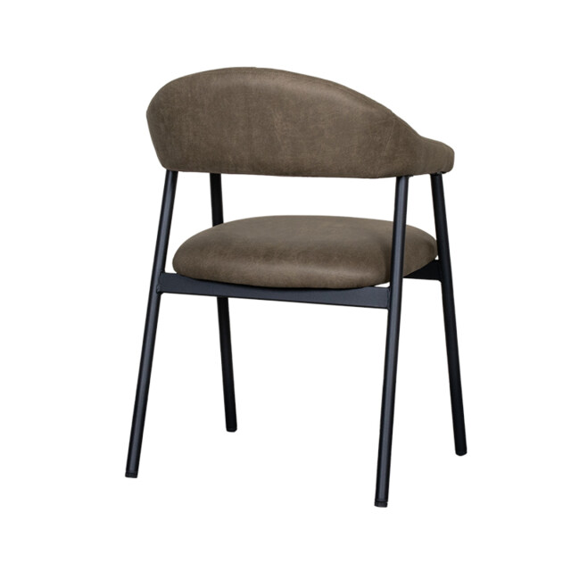 Label51 Eetkamerstoel amaze moss micro suede set van 2 3172650 large