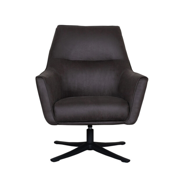 Label51 Fauteuil tod antraciet micro suede 3172590 large