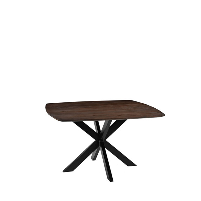 Label51 Eetkamertafel blake espresso mangohout 130x130 cm 3172571 large