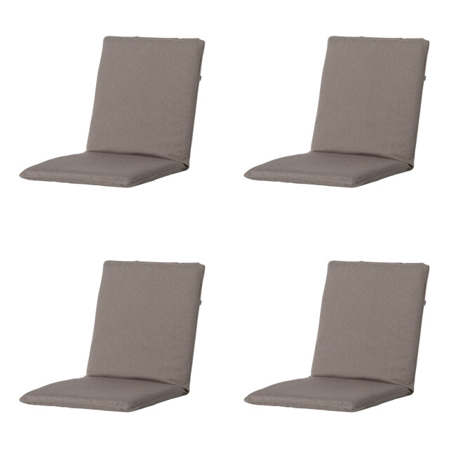 Madison stapelstoelkussen manchester ca. 97x49 cm set van 4 3083610 large