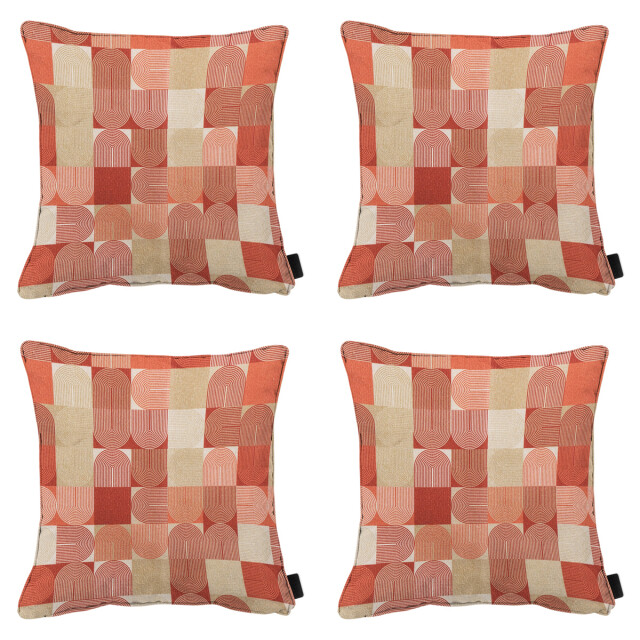 Madison sierkussen jacky terra ca. 50x50 cm set van 4 3083208 large