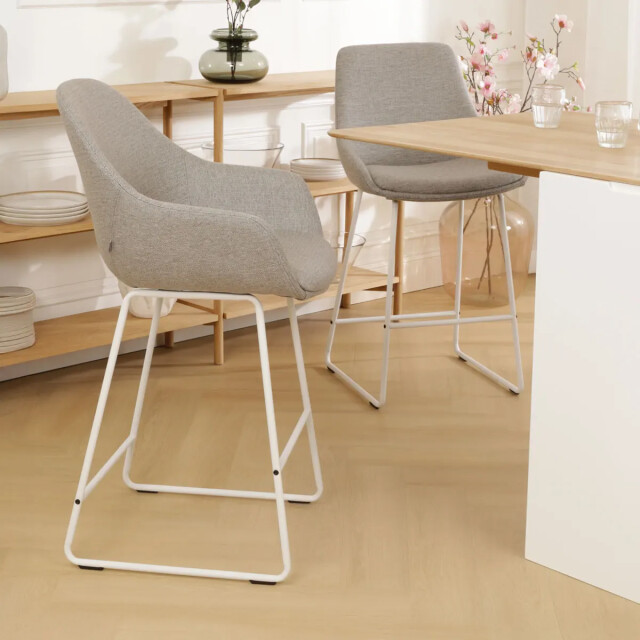 Nolon Nino-mae barkruk warm wit onderstel 65 cm 2901558 large