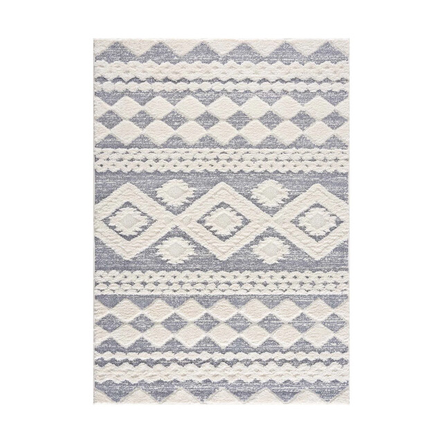 Muratap Vloerkleed focus style hoogpolig fluffy scandinavisch grijs - 3172506 large