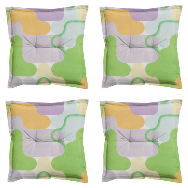 Madison zitkussen grafi lila ca. 50x50 cm set van 4 3083307 large