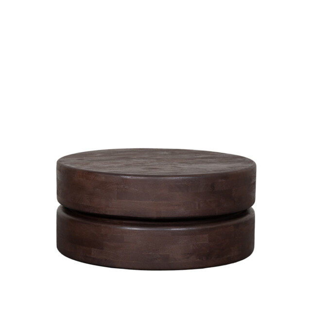 Label51 Salontafel milly espresso mangohout 70 cm 3172565 large