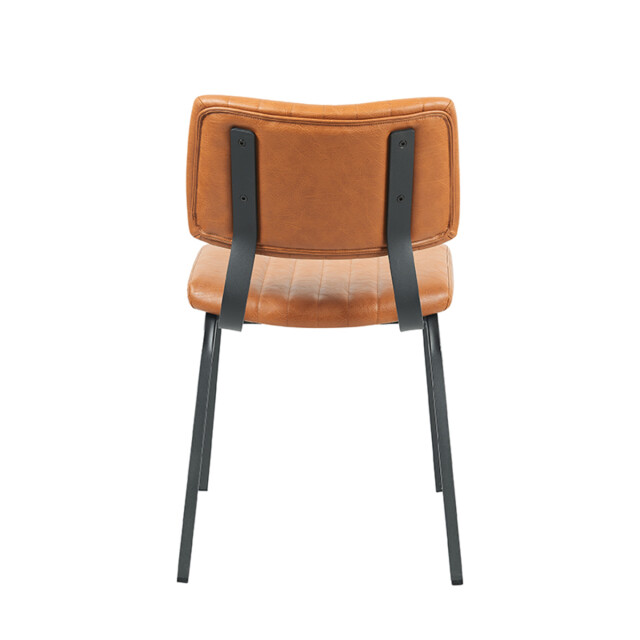 Label51 Eetkamerstoel gusto cognac pu-leder set van 2 3172668 large