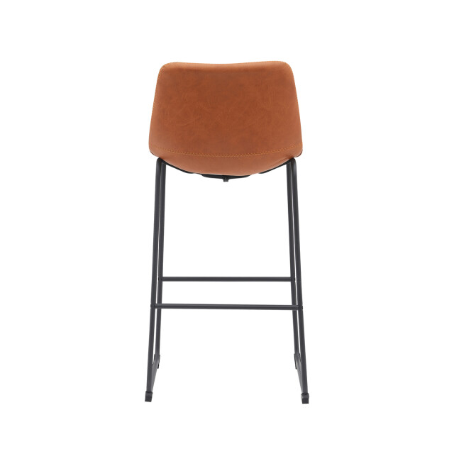 Label51 Barkruk risto cognac pu-leder zithoogte 75 set van 2 3172665 large