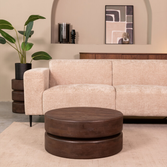 Label51 Salontafel milly espresso mangohout 70 cm 3172565 large