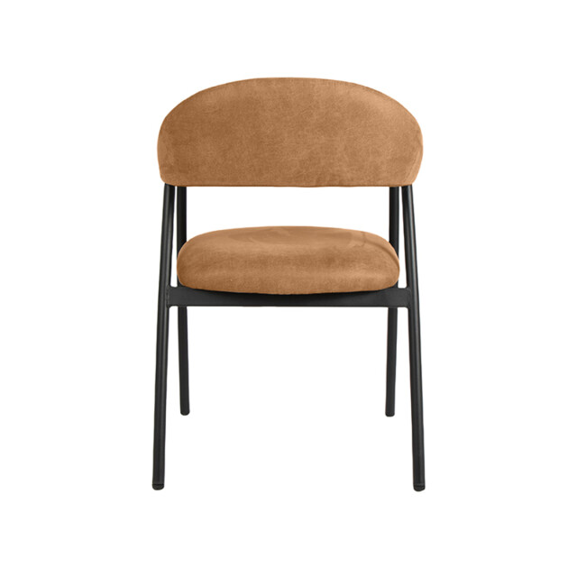 Label51 Eetkamerstoel amaze cognac micro suede set van 2 3172604 large