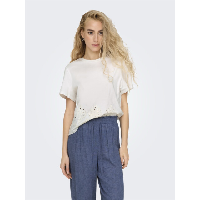 Jacqueline de Yong Jdycif ss broderie anglaise top off-white 4339.02.0036 large