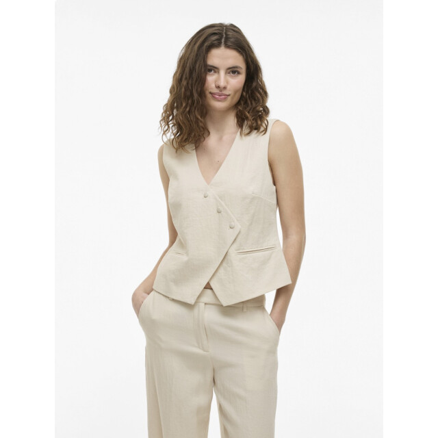 Vila Viflea sl tailored vest beige 4259.05.0007 large