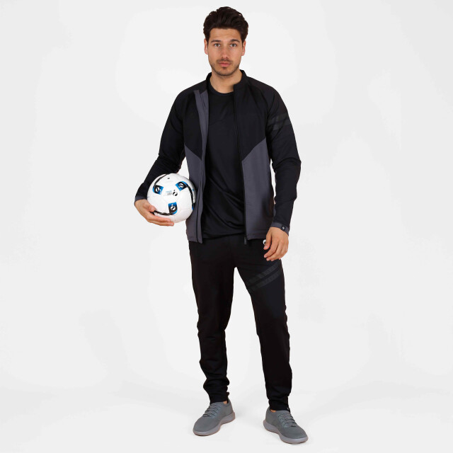 Q1905 Legend trainingsjack zwart/grijs QT2504-202-R large