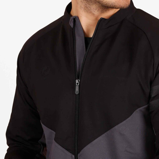 Q1905 Legend trainingsjack zwart/grijs QT2504-202-R large