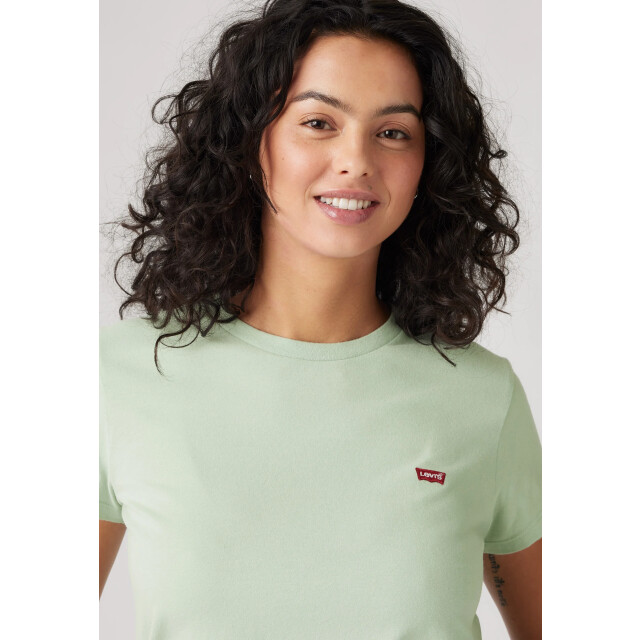 Levi's perfect tee silt green cotton 39185 0362 06011.369.0130 large