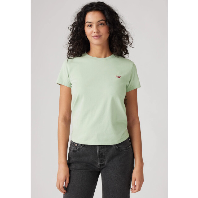 Levi's perfect tee silt green cotton 39185 0362 06011.369.0130 large