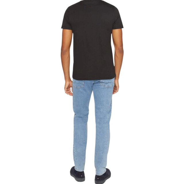 Tommy Hilfiger T-shirt heren katoen Tommy Hilfiger Jeans Zwart Basic T-shirt Met Logo large