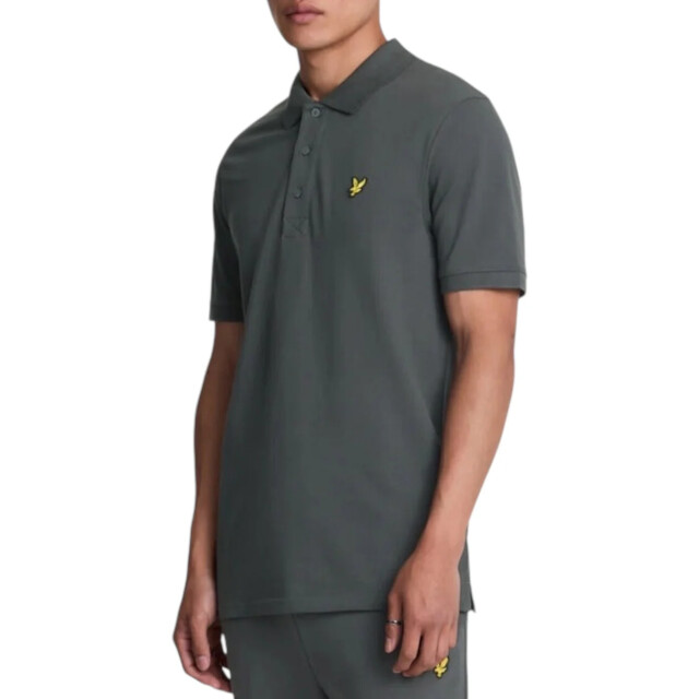 Lyle and Scott Polo top heren Lyle & Scott Grijs Polo Met Logo large