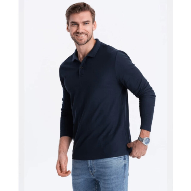 Ombre Poloshirt heren longsleeve - maelo OM-0114-4 large