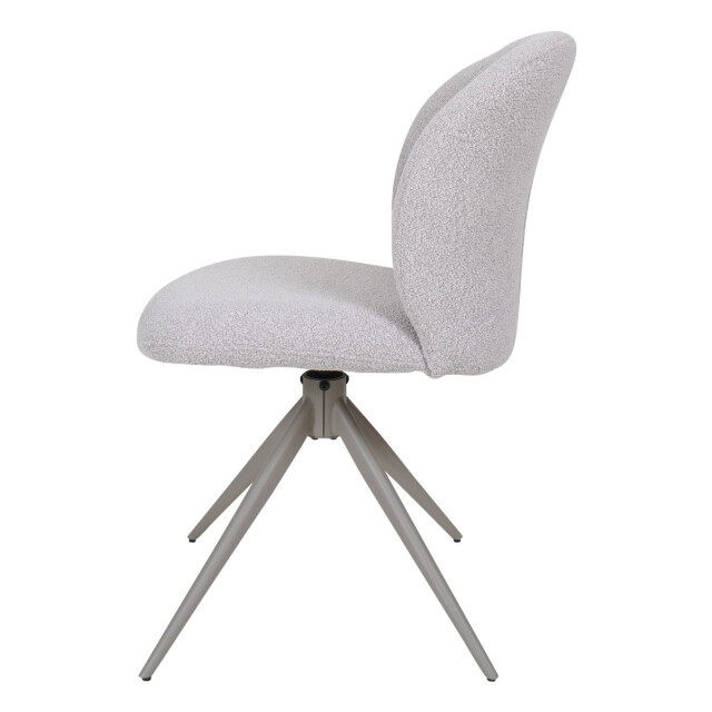 Home67 Eetkamerstoel cosmo bouclé naturel 3173025 large