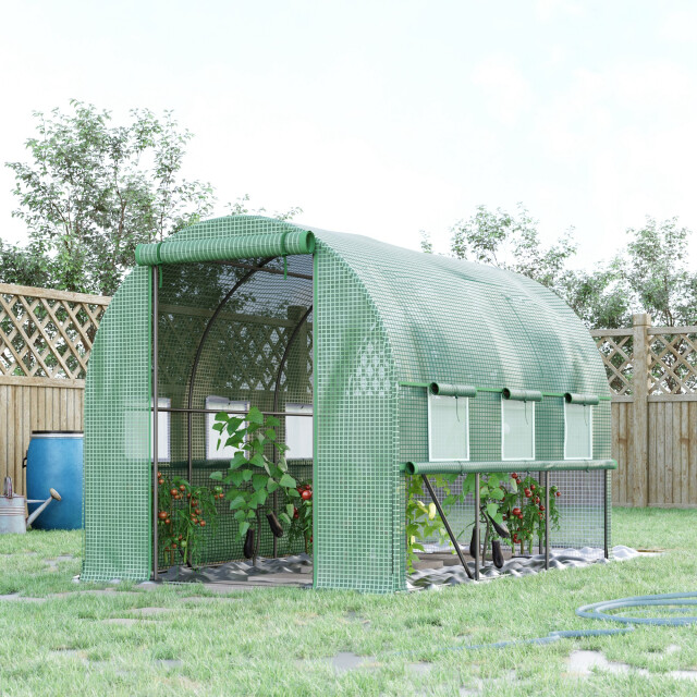 4goodz Foliekas 3x2x2 m tunnel inloopkas kweektent 6 ramen - 3173039 large