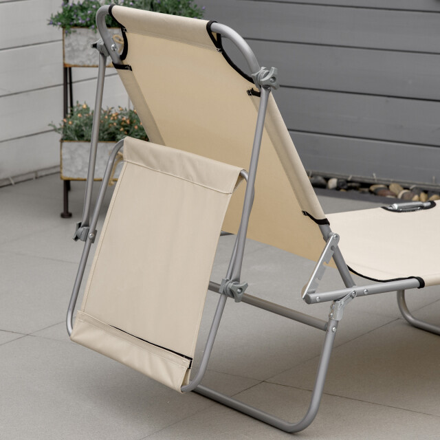 4goodz Ligbed opvouwbaar met zonnescherm inklapbaar 4 standen - 3173046 large