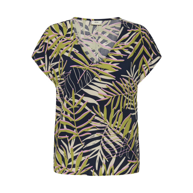 Jacqueline de Yong Jdystarr life s/s v-neck top wvn 15198141 large