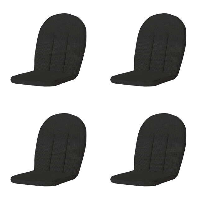 Madison tuinkussen kettler comfort/prince rib black ca. 105x52 cm set van 3083525 large