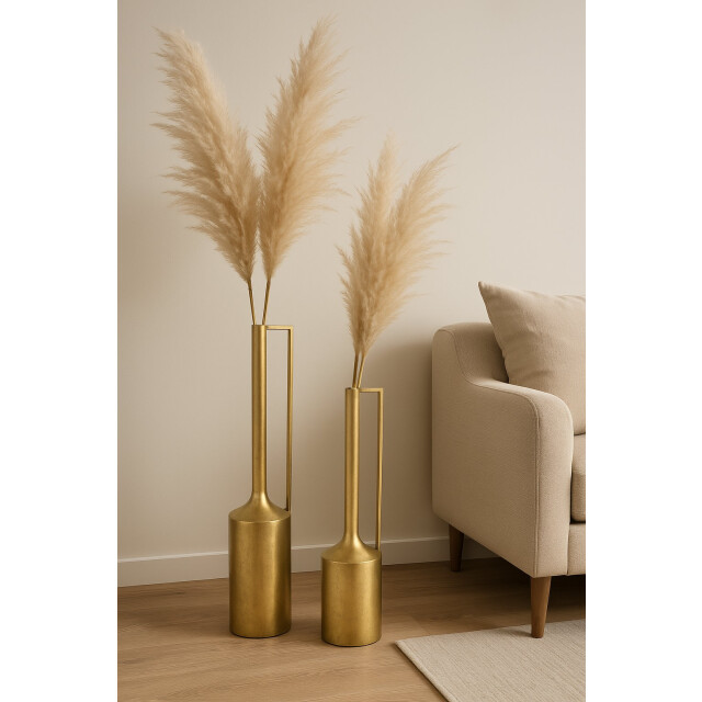 Casa di Elturo Deco vaas met handvat metaal - xl Ø17 x 60 cm 2025313 large