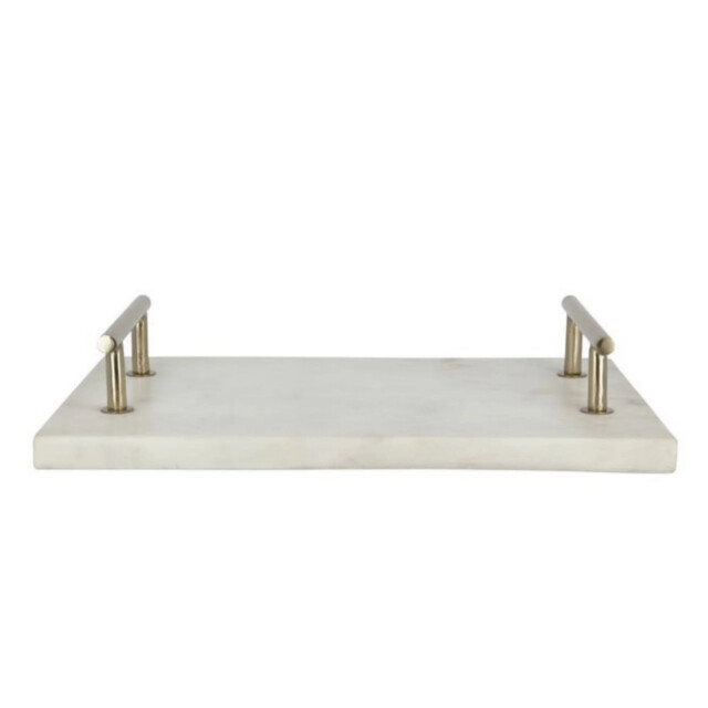 Casa di Elturo Marble tray serveer dienblad marmer goud l30 x b20 cm x h4,5 cm 1360915 large