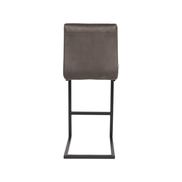Label51 Barkruk milo antraciet microfiber zithoogte 65 set van 2 3172551 large