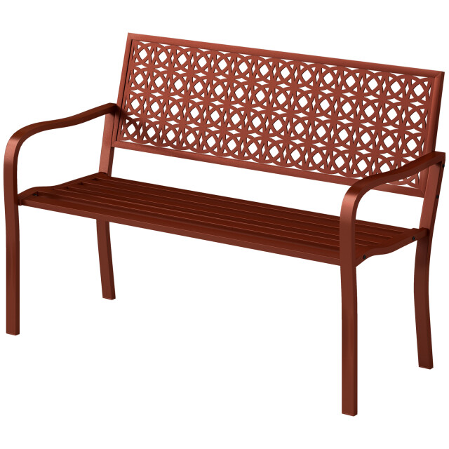 4goodz Tuinbank metaal 2-zits rugleuning en leuning tot 250 kg - 3173144 large