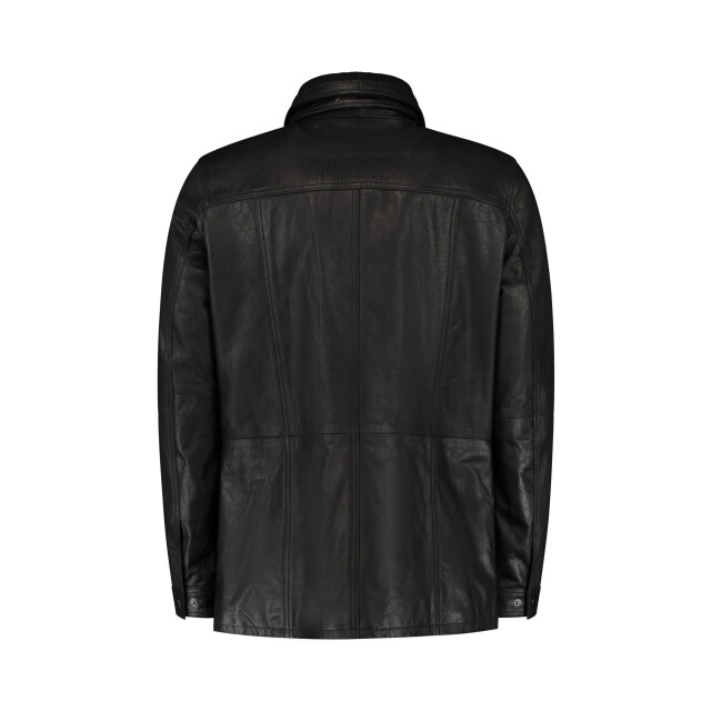 Cycas D'or Buffalo leren parka buffaloblackparka large