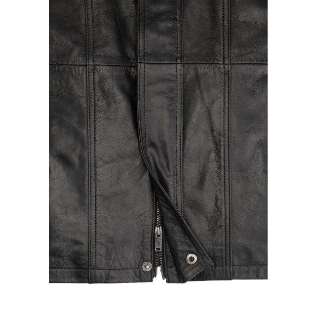 Cycas D'or Buffalo leren parka buffaloblackparka large