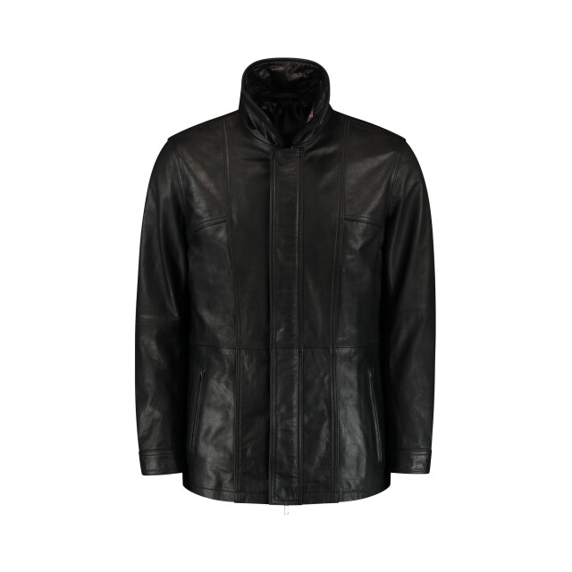 Cycas D'or Buffalo leren parka buffaloblackparka large