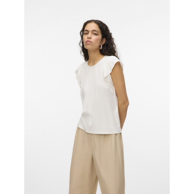 Vero Moda vmbella ss lace top wvn ga noos 10325248 snow white 06613.112.0005 large