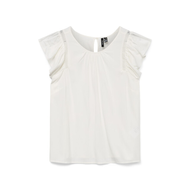 Vero Moda vmbella ss lace top wvn ga noos 10325248 snow white 06613.112.0005 large