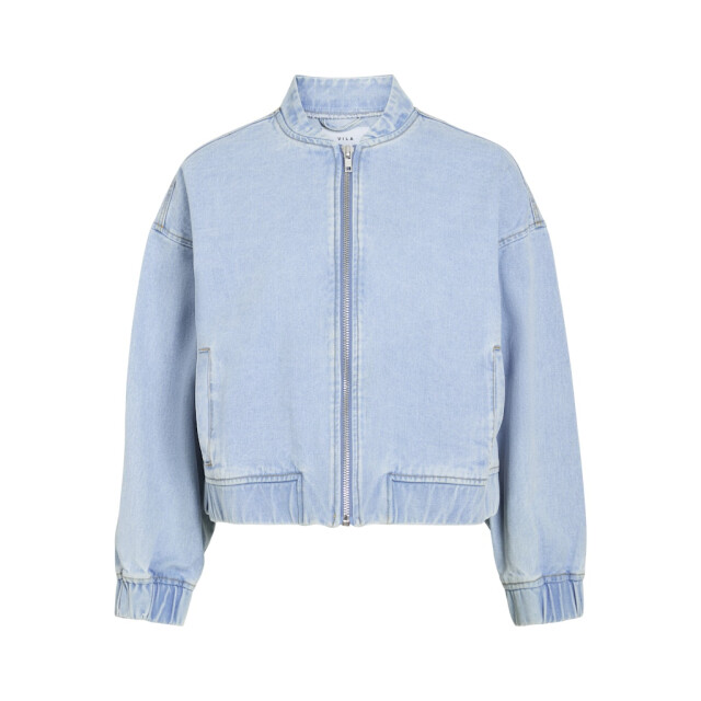 Vila vimarley denim bomber jacket 14109889 light blue denim 06121.260.0009 large