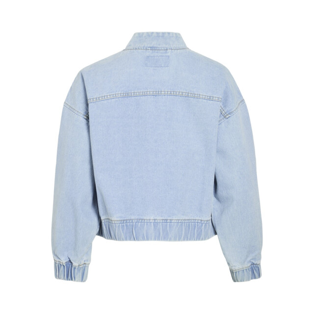 Vila vimarley denim bomber jacket 14109889 light blue denim 06121.260.0009 large