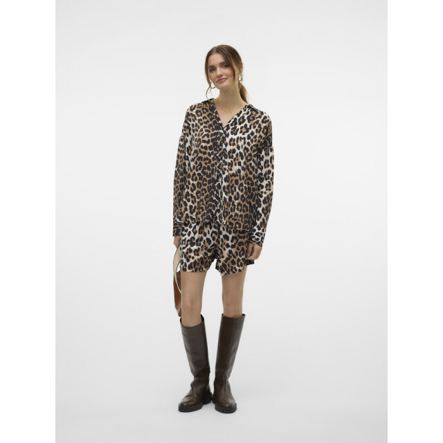 Vero Moda vmjosie ls oversize shirt wvn ga 10315150 egret 06615.849.0099 large
