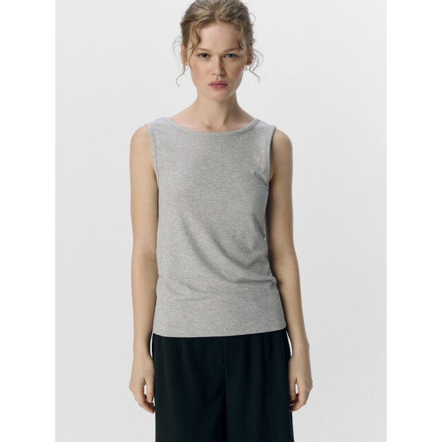 Object objjamie s/l sli tank top noos 23045692 light grey melange 06010.910.0002 large
