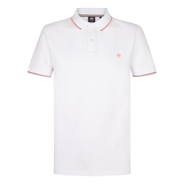 Petrol Industries men polo short sleeve m-ros-pol003 0000 bright white 05311.100.0045 large