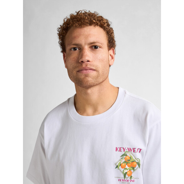 Petrol Industries men t-shirt ss classic print m-1050-tsr649 0000 bright white 05011.100.0265 large