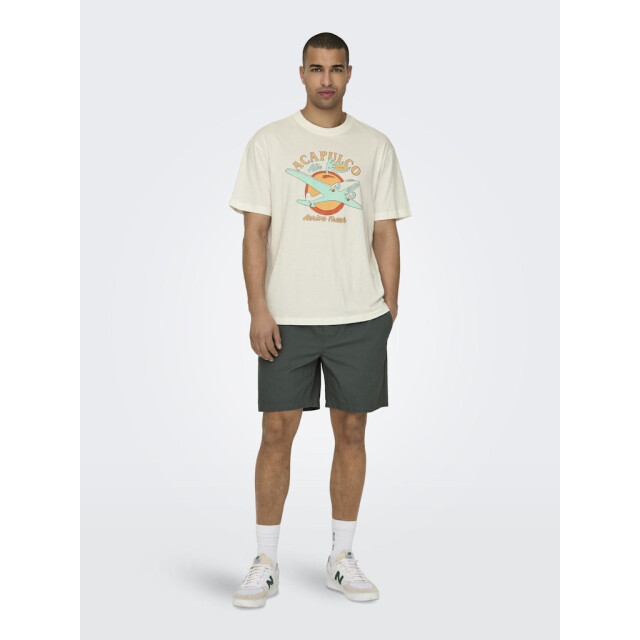 Only & Sons onstel life 0119 shorts noos 22027949 balsam green 05414.369.0018 large